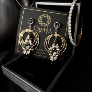 Rankų darbo auskarai|  Prieblanda