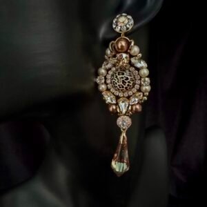 Auskarai| Leopardinė elegancija