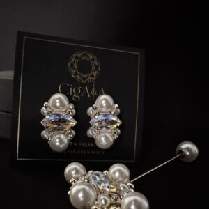 Auskarai| Švelni prabanga