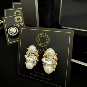 Auskarai| Švelni prabanga Crystal